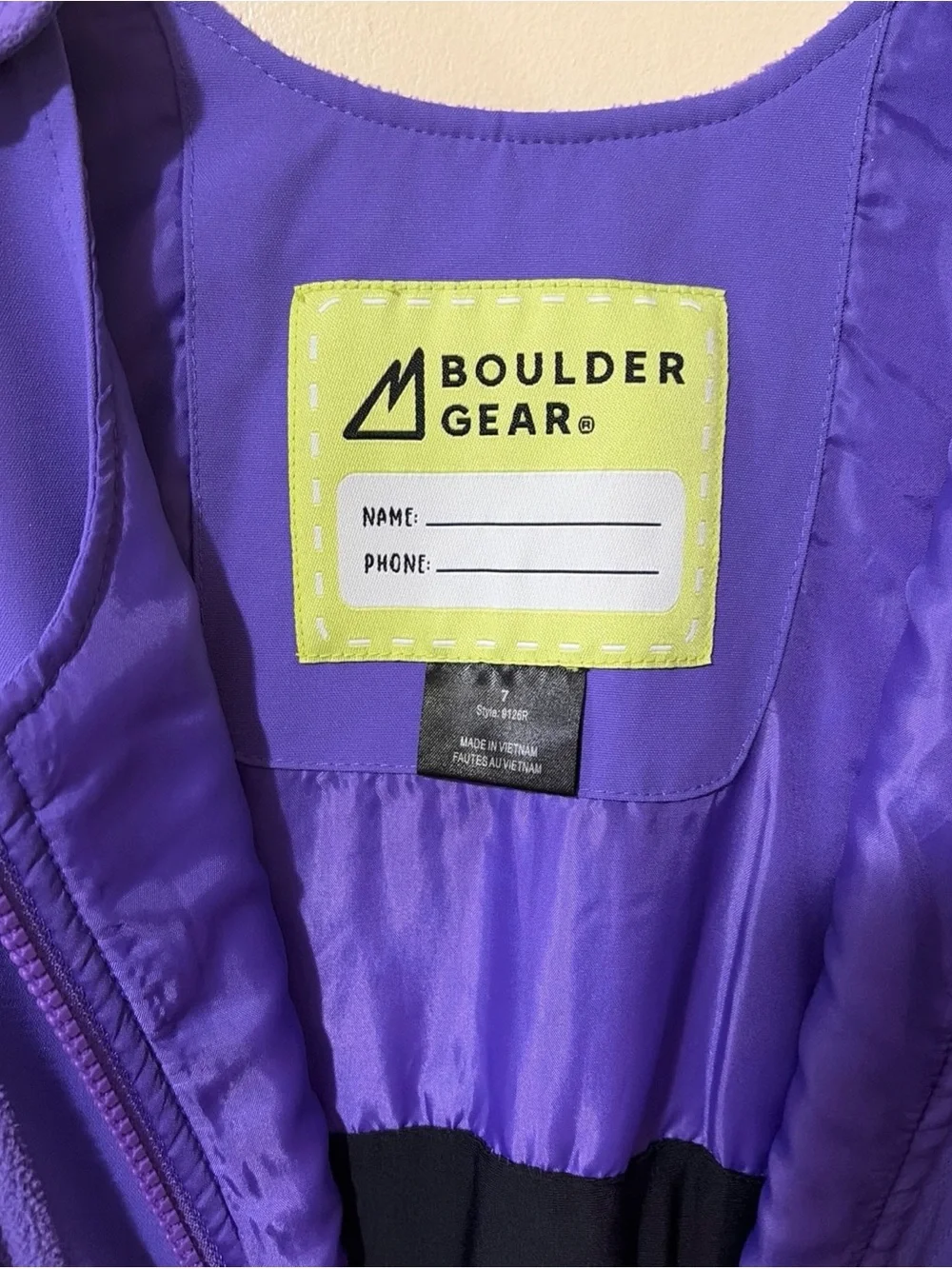 Boulder Hear Purple Snow
